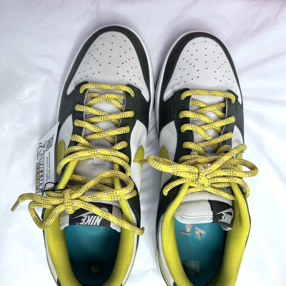 Nike Dunk Low Retro PRM Cargo Khaki/Vivid Sulfur FV3629-371 Men's size 10 - Picture 3 of 8